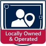 This is an icon showing locally owned and operated.