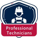 An icon of a professional technician